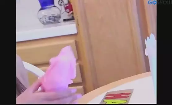 Adorable Girl Experiences Double Pleasure with Dildo and Penis Climax