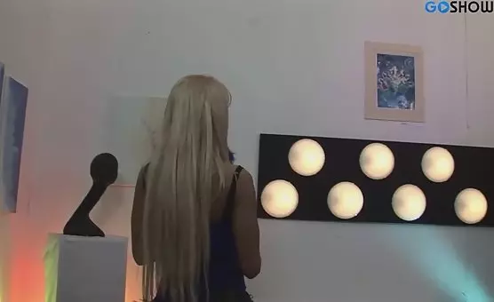 Gorgeous Blonde Rides Hard Cock Horny Dude Pleasures Passionate Lady
