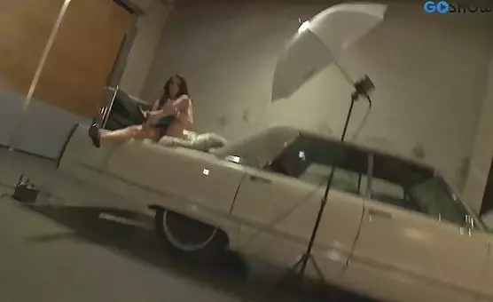 AssPounding on Hood Fucked Behind Car for Horny Pair