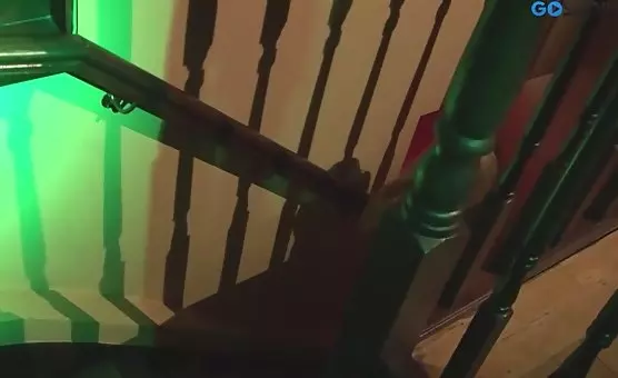 Blonde Temptress Dances for Mysterious Masked Lover
