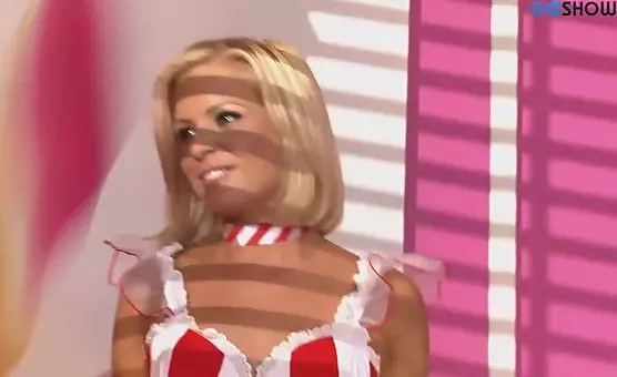 Slutty Blondes Creaming Up A Kitchen Delight